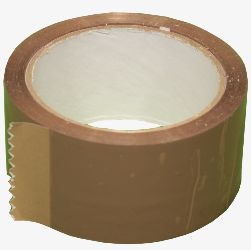 1 Roll 2″ Brown Acrylic Tape - Wood, transparent png download