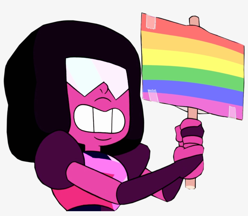 Icons & Edits Garnet Pride Icons ♥ The Gay/lesbian - Steven Universe Pride Icons, transparent png download