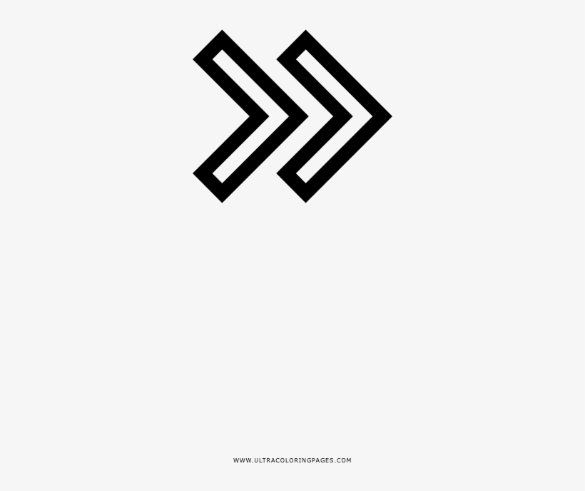 Next Arrow Coloring Page - Parallel, transparent png download