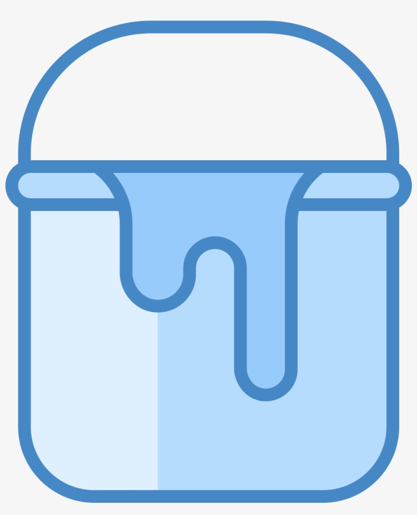 Paint Bucket Ultraviolet Icon - Tarro De Pintura Png, transparent png download