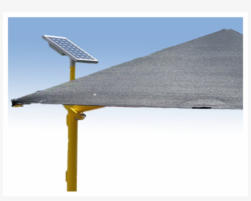 Canopy With Solar Panel Front Close - Roof, transparent png download