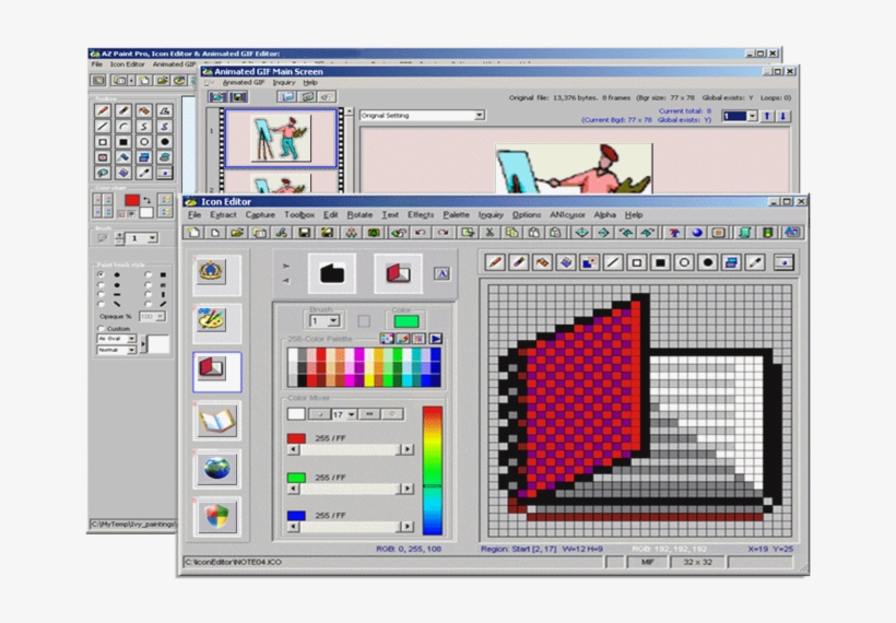 Download Az Paint Pro, Icon Editor & Animated Gif Editor - Az Icon ...