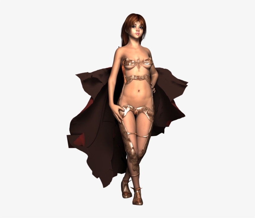 Fantasy Girl Brown Skin, transparent png download
