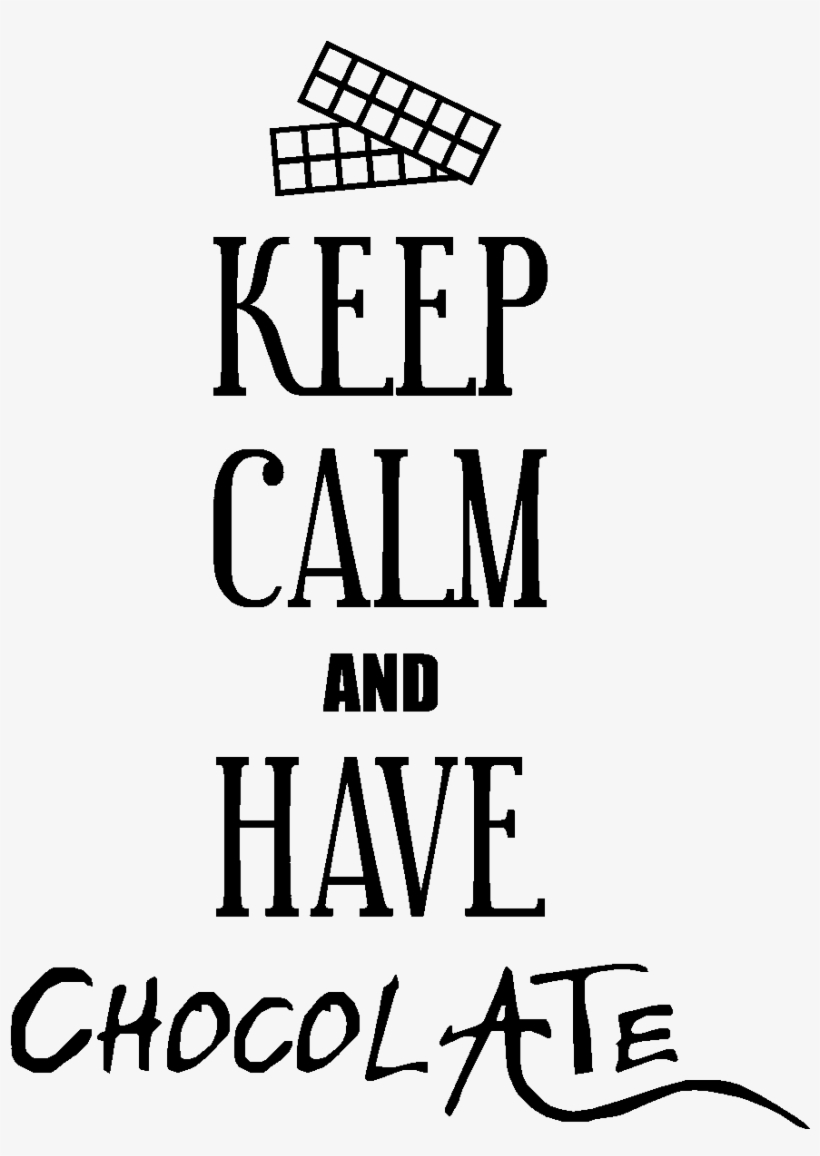 Sticker Keep Calm And Have Chocolate Ambiance Sticker - Pirate, transparent png download