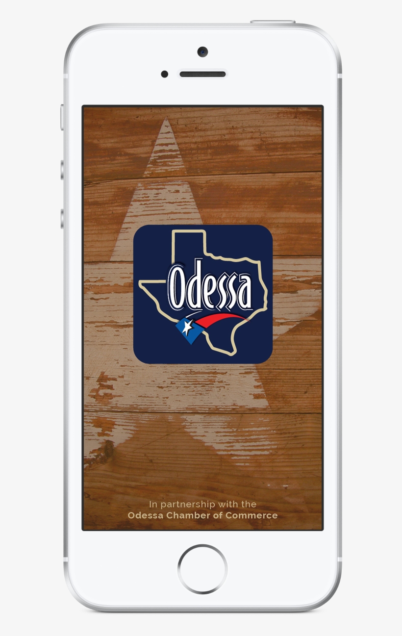 Odessa App Launch Screen In Iphone Se - Plywood, transparent png download