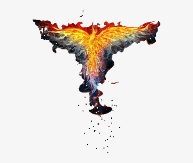 Rise Above Burnout - Phoenix Head, transparent png download