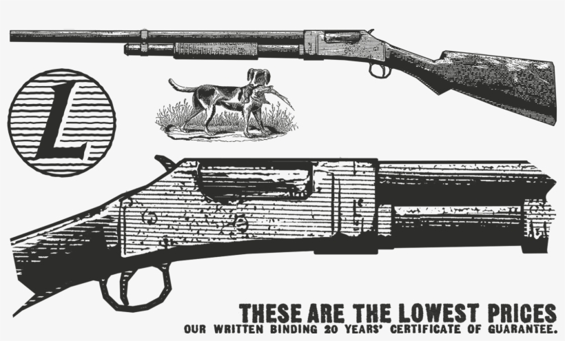 Pump-action Shotgun - Firearm, transparent png download