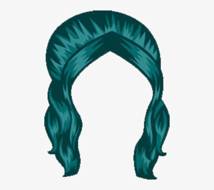 Free Png Rainforest Chunk Hairstyle Blue Png - Lace Wig, transparent png download