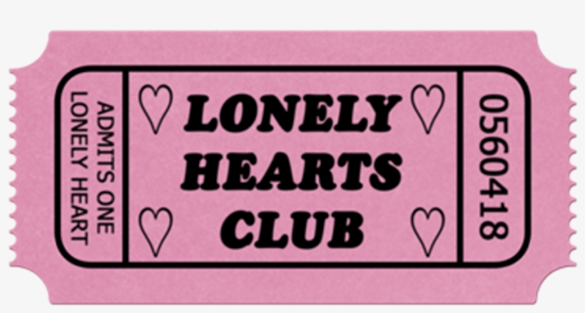 Png Edit Freetoedit Tumblr Overlay Lonely Hearts - Lonely Hearts Club Logo, transparent png download
