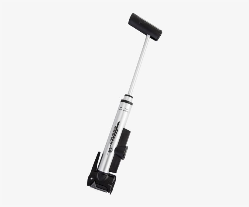 Mini Pump, Dual Telescopic, Aluminium, Silver - Metalworking Hand Tool, transparent png download
