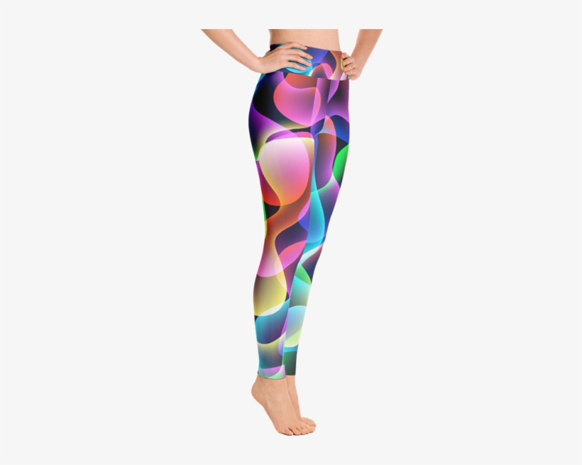 Lava Lamp Yoga Leggings - Leggings, transparent png download