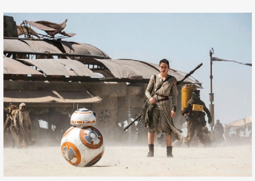 Print - Rey And Bb8 Diorama, transparent png download