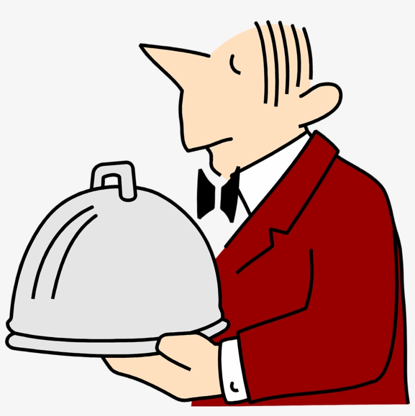 Make Service Your Mantra, And Service Makes You - Transparent Background Waiter Clipart Png, transparent png download