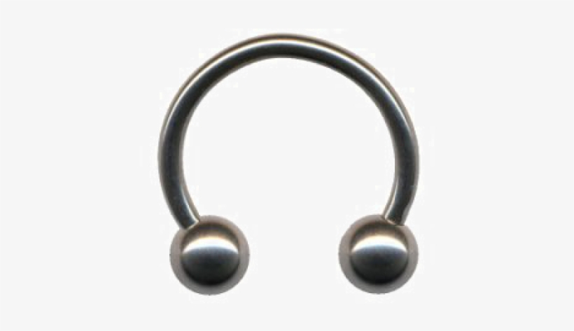 Piercing Hufeisenring Mit Kugeln Aus Chirurgenstahl - Circular Barbell, transparent png download