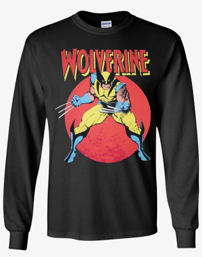 Wolverine Retro Comic Youth Ls T Shirt T Shirts - Only Love My Bed And My Momma Shirt, transparent png download