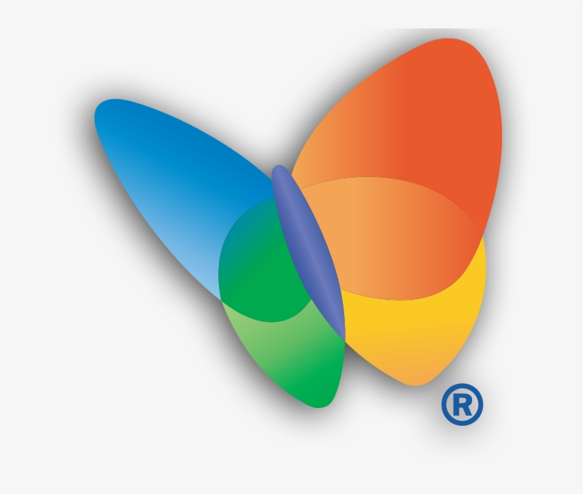 Png - Msn Butterfly, transparent png download