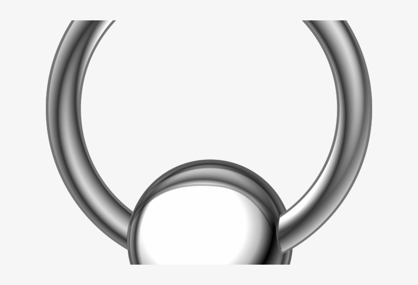 Piercing Clipart Nose Ring - Circle, transparent png download