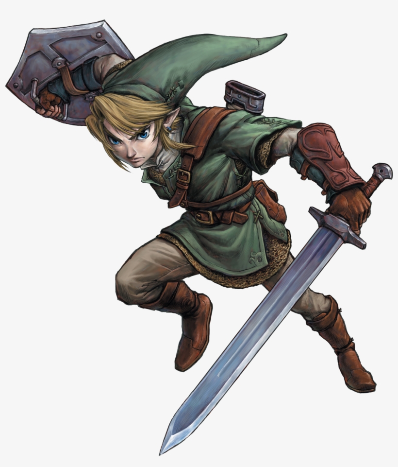 La Légende De Zelda Fond D'écran Containing A Claymore, - Zelda Twilight Princess Link, transparent png download
