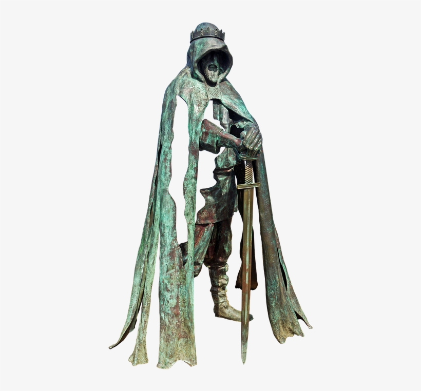 King, Artus, Sculpture, Bronze, Excalibur, Artus Say - King Arthur Sculpture, transparent png download