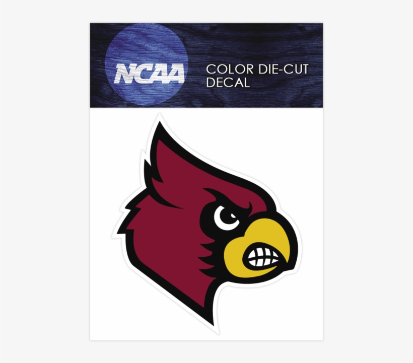 Louisville Cardinals Logo Ncaa Die Cut Vinyl Car Sticker - Hoisington High School Mascot, transparent png download