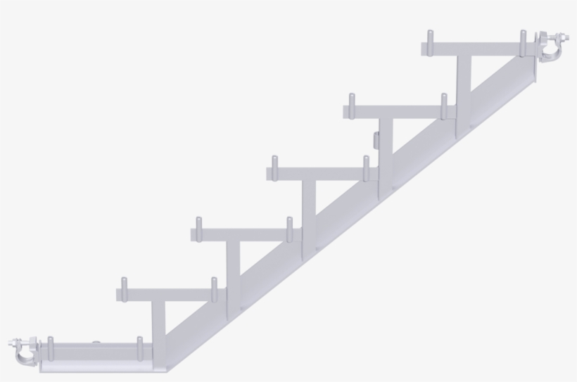 Alfix Modul Metric Stairway Stringer With Halfcoupler, - Handrail, transparent png download