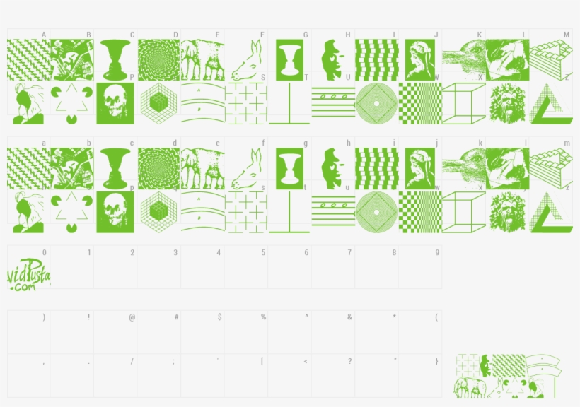 Font Eye Am Confused Optical Illusions Preview - Number, transparent png download