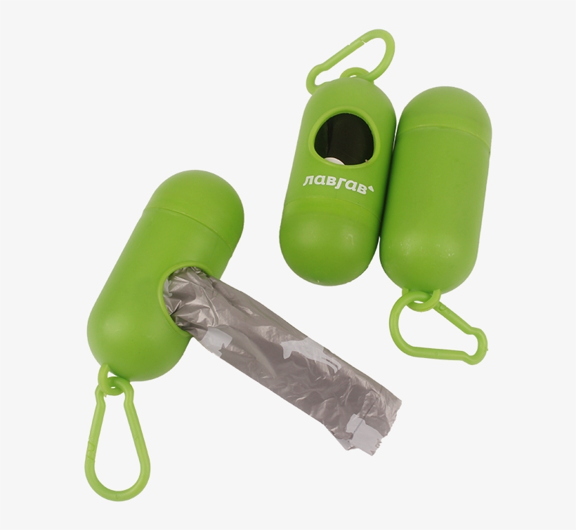 Pill Shape Garbage Bag Dispenser For Pet Waste - Headphones, transparent png download