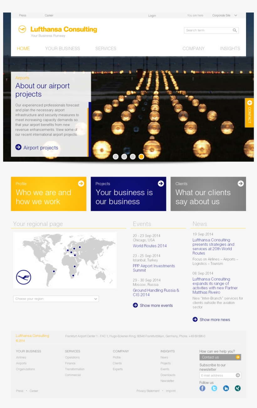 Lufthansa Consulting Competitors, Revenue And Employees - World Map, transparent png download