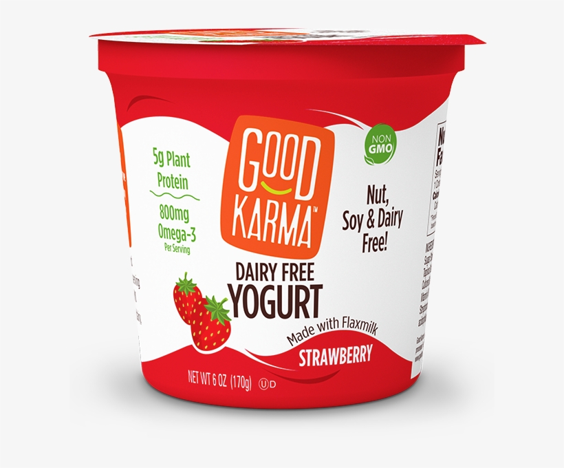 Strawberry Dairy Free Yogurt, transparent png download