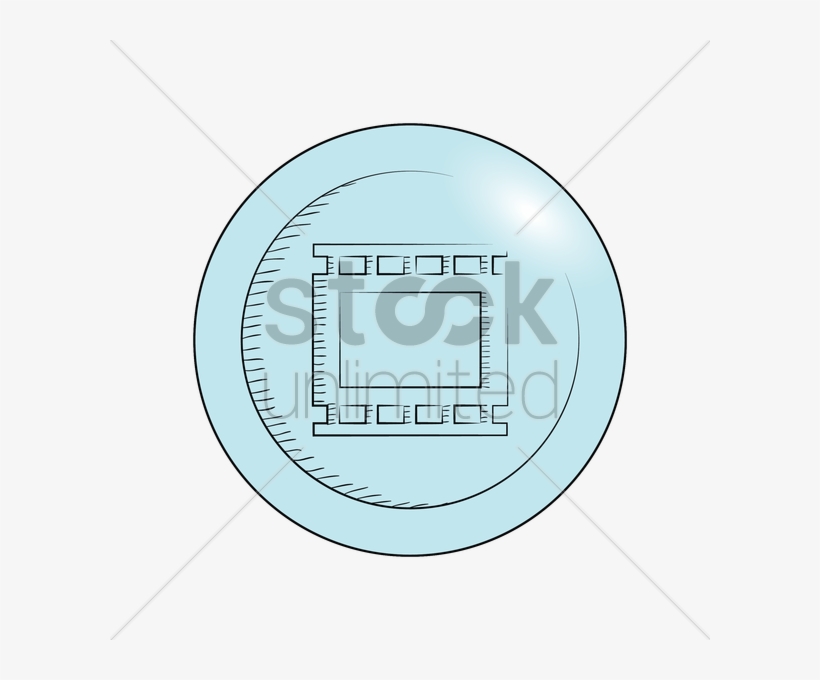 Video Player Icon V矢量图形 - Circle, transparent png download