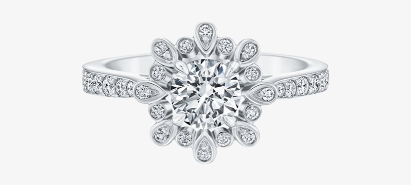 Winston Blossom Engagement Ring Harry Winston Associated - Ring, transparent png download