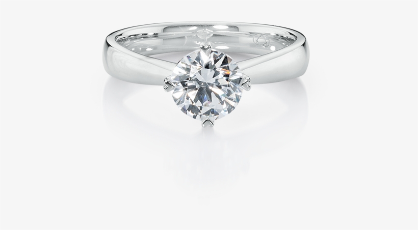 Engagement Rings / Solitaire Rings Classic Vertical - แหวน เพชร 4 เตย, transparent png download