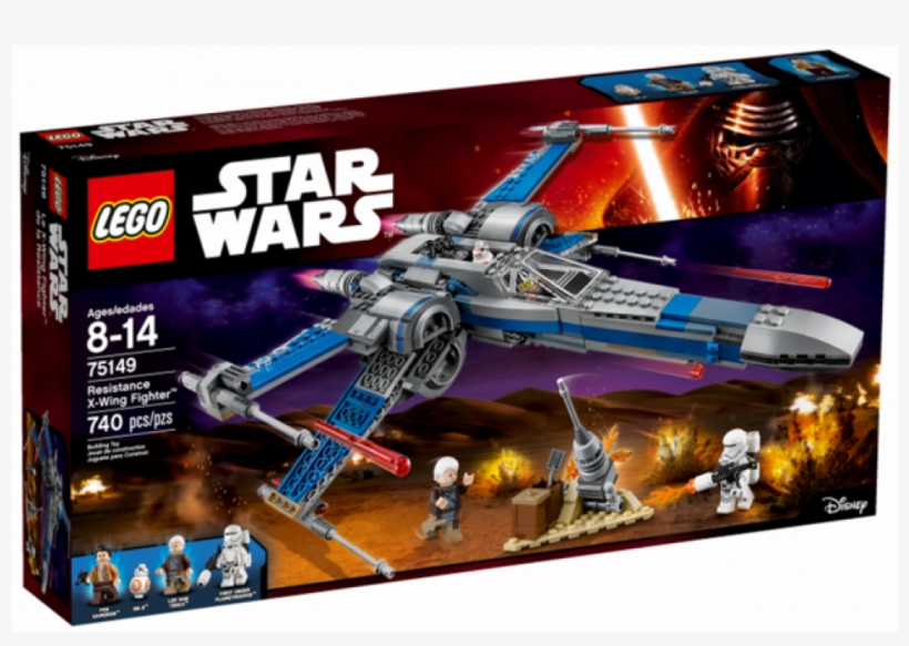 75149 1 - Lego Star Wars Resistance X Wing Fighter, transparent png download