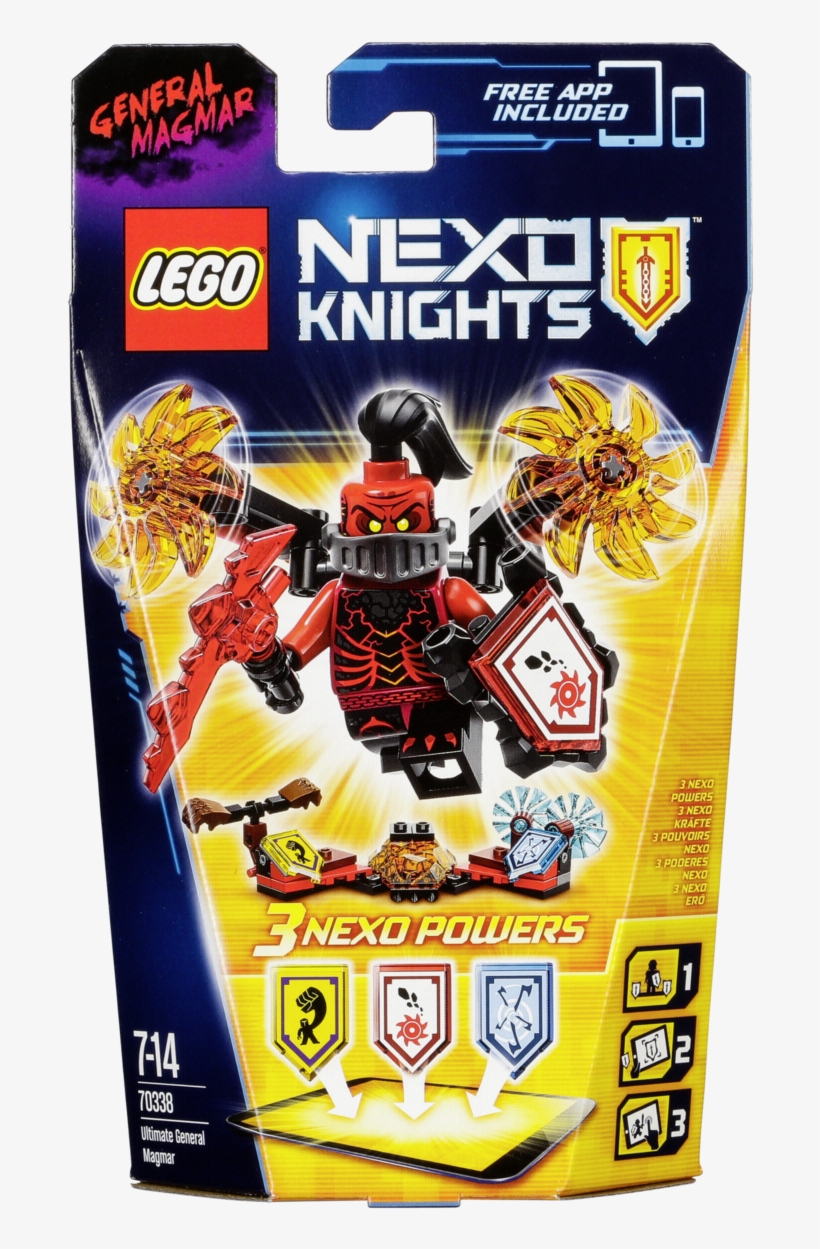 Lego Nexo Knights 70338 Úžasný Generál Magmar - Lego Nexo Knights Ģeneral, transparent png download