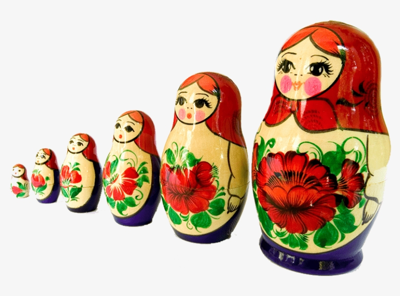 Free Png Download Russian Dolls,matryoshka Png Images - Munequitas Rusas, transparent png download