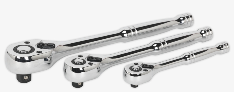 Ak6672 Sealey Ratchet Wrench Set 3pc Pear-head Flip - Socket Wrench, transparent png download