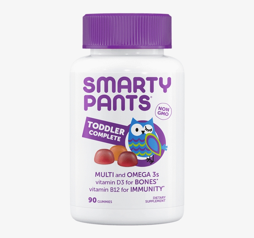 Toddler Vitamins Keep Little Ones Strong Smartypants - Plastic Bottle, transparent png download