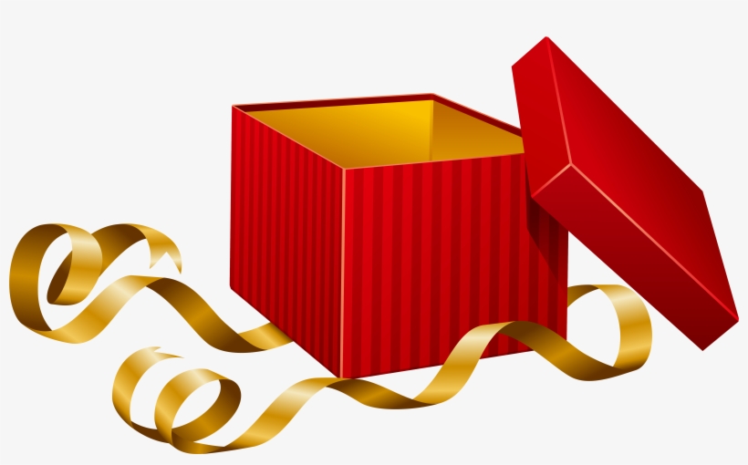 Open Gift Png, transparent png download