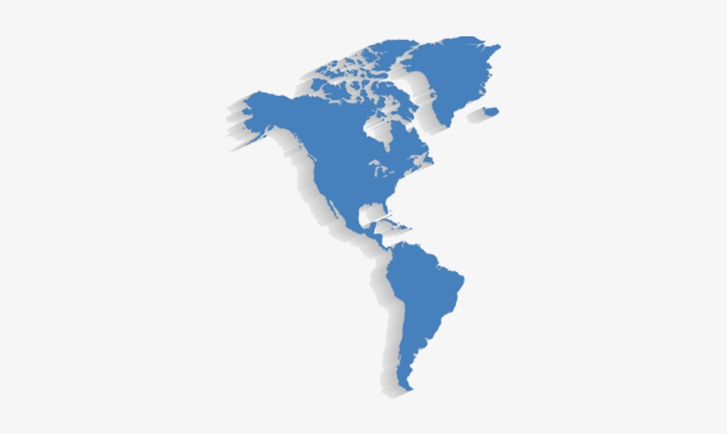 Mapa De America Png - World Map, transparent png download