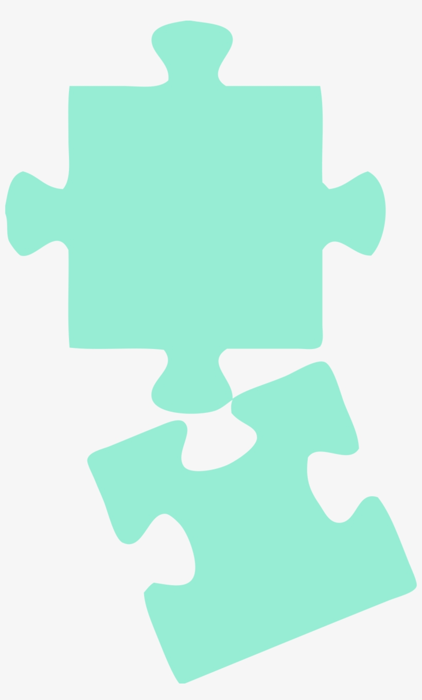 Big Image - Two Puzzle Pieces Png, transparent png download