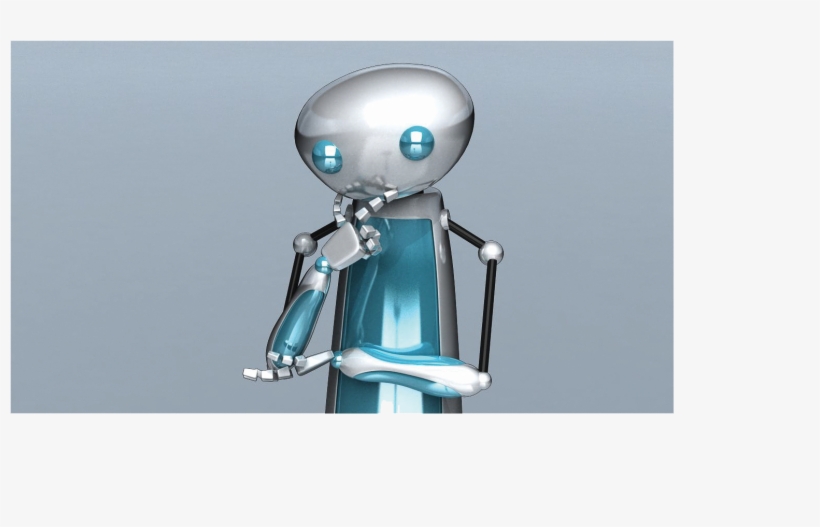 Stage3 Cgi Stage 3 Cgi Robott Thinker - Portable Network Graphics, transparent png download