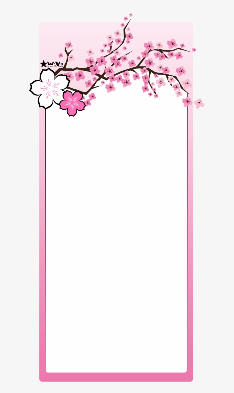 Clipart Resolution 615*1299 - Cherry Blossom, transparent png download