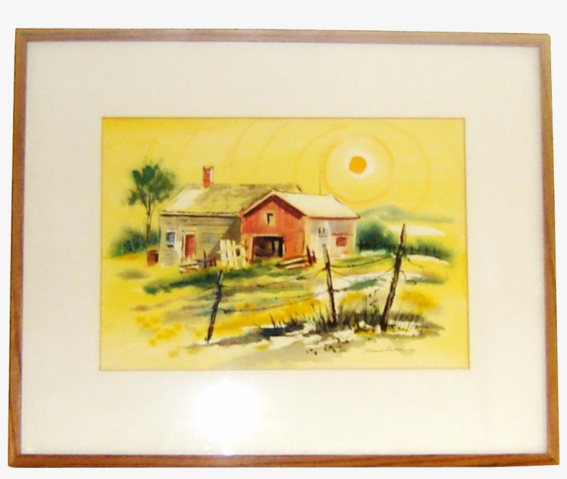 Farm Transparent Watercolor - Watercolor Painting, transparent png download