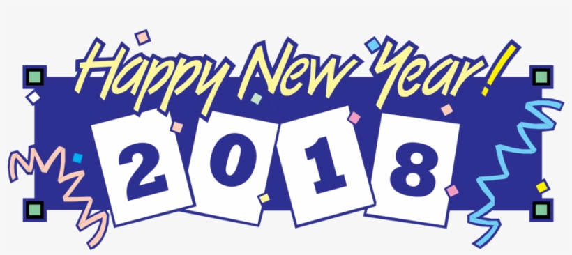 Free Happy New Year Clip Art 2018, transparent png download