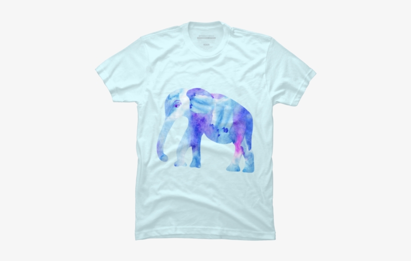 Fluid $25 By Pehdtsckjmba - Purple And Blue Elephant, transparent png download