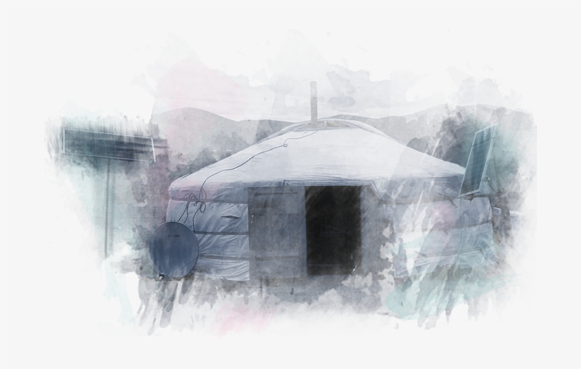 There Is No Hot Water, Gas Or Electricity And Life - Hut, transparent png download