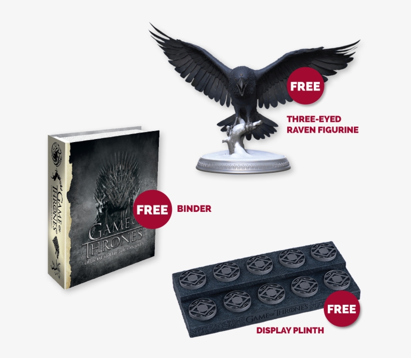 Subscribe Today And Receive 3 Free Exclusive Gifts - Three Eyed Raven Figurine, transparent png download