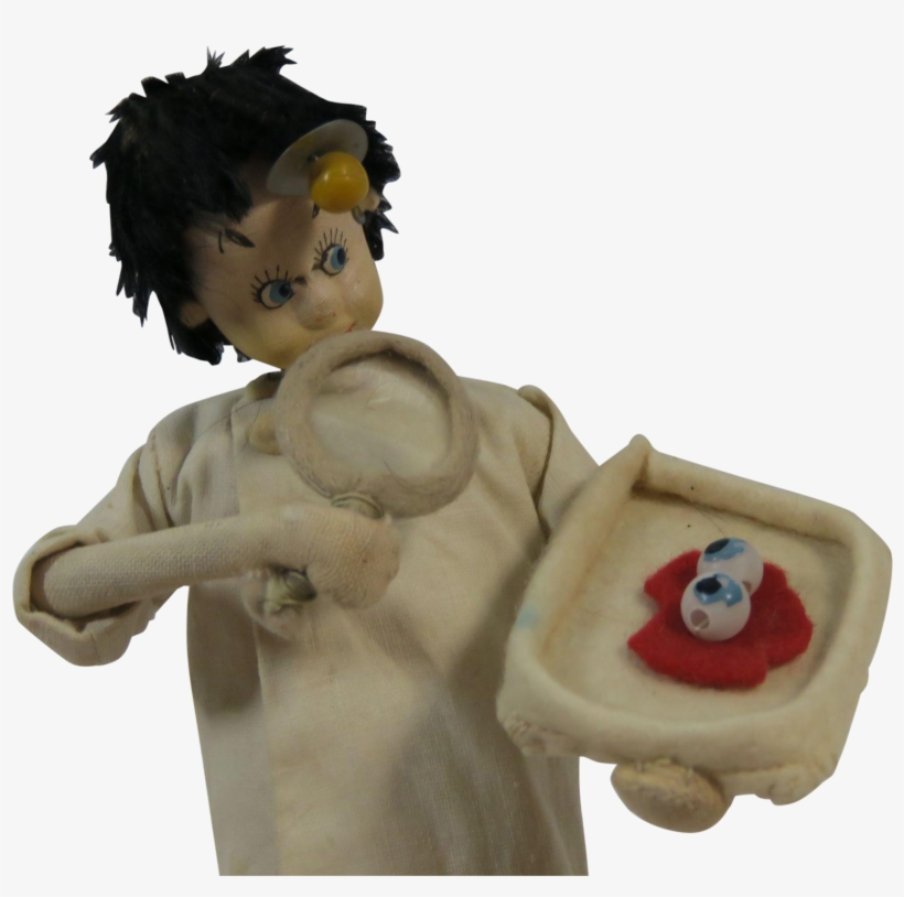 Klumpe Roldan Doll Eye Doctor Examining Eyeballs - Figurine, transparent png download