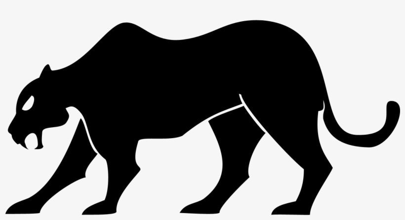 Black Panther Paw Print - Panther Clipart Transparent Background, transparent png download