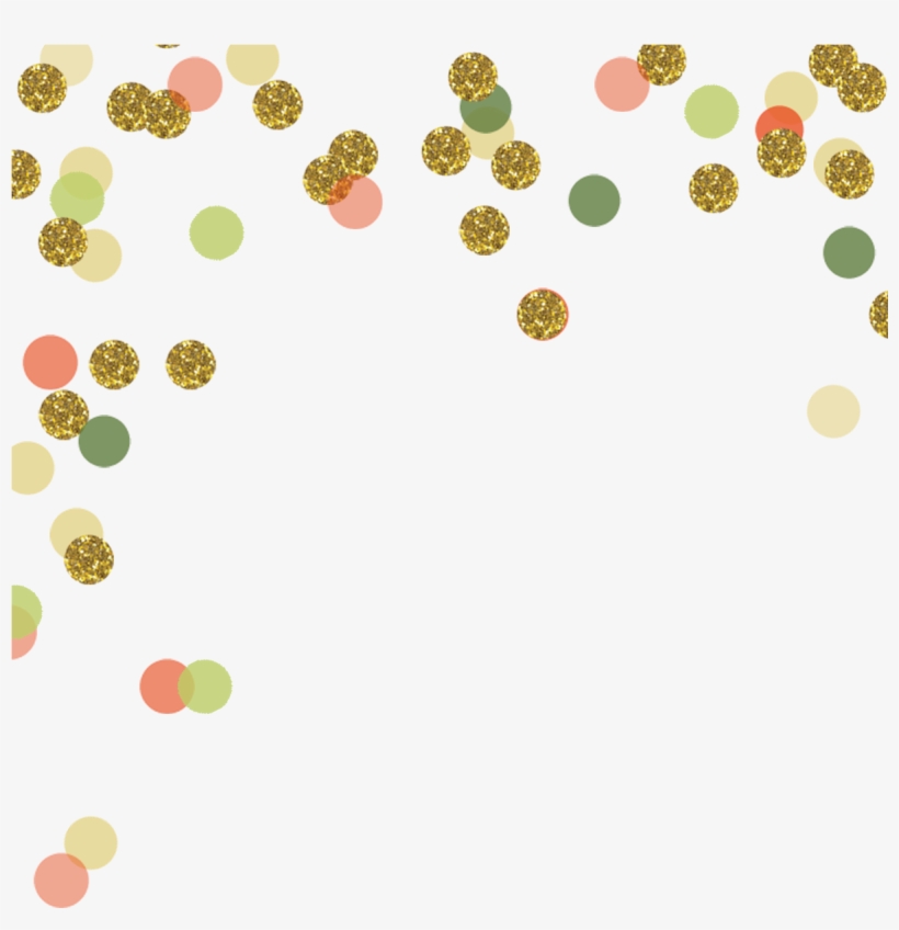 Gold - Pink And Gold Dots Png, transparent png download